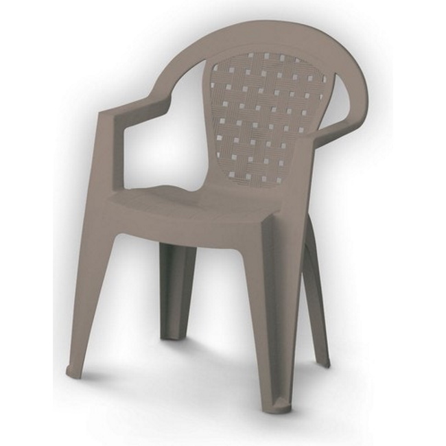 Baštenska stolica Norma plastična - krem-3